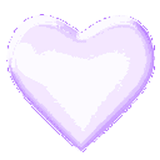 Gif animé coeur violet